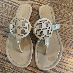 Tory Burch patent sandals